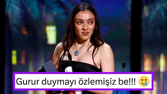 Cannes'da 'En İyi Kadın Oyuncu' Ödülünü Kazanıp Göğsümüzü Kabartan Merve Dizdar'a Övgü Dolu Tepkiler