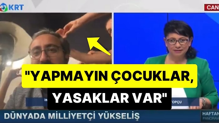 Sunucudan, Canlı Yayında Elleriyle Kalp İşareti Yapan Çocuklara 'Yapmayın Çocuklar Yasaklar Var' Uyarısı