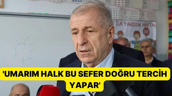 Ümit Özdağ Oyunu Kullandı: 'Umarım Halk Bu Sefer Doğru Tercih Yapar'
