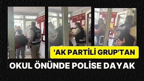 İYİ Partili Türkkan Görüntüleri Paylaştı: AK Partililer, Okul Önünde Polis Dövdü
