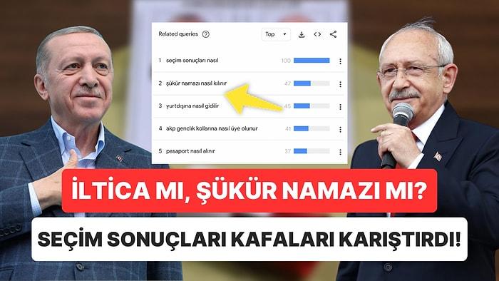 Türk Milleti Şükür Namazıyla İltica Arasında Gidip Geliyor! İşte Seçim Sonuçlarının Aramalara Yansımaları