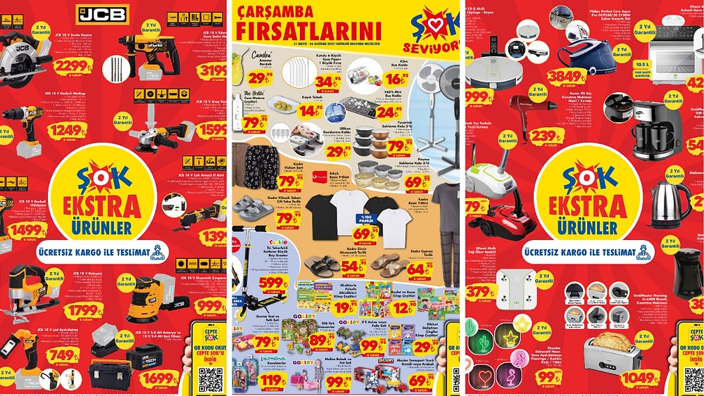 ŞOK'a Yapı Malzemeleri Geliyor! 31 Mayıs 2023 ŞOK Aktüel Ürünler Kataloğu