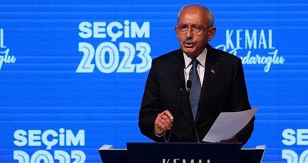 Seçimde %47,84 oy oranı alan Millet İttifakı adayı Kemal Kılıçdaroğlu ise sonuçların gayriresmi olarak açıklanmasının ardından konuşma yapmak için ekran karşısına geçti.