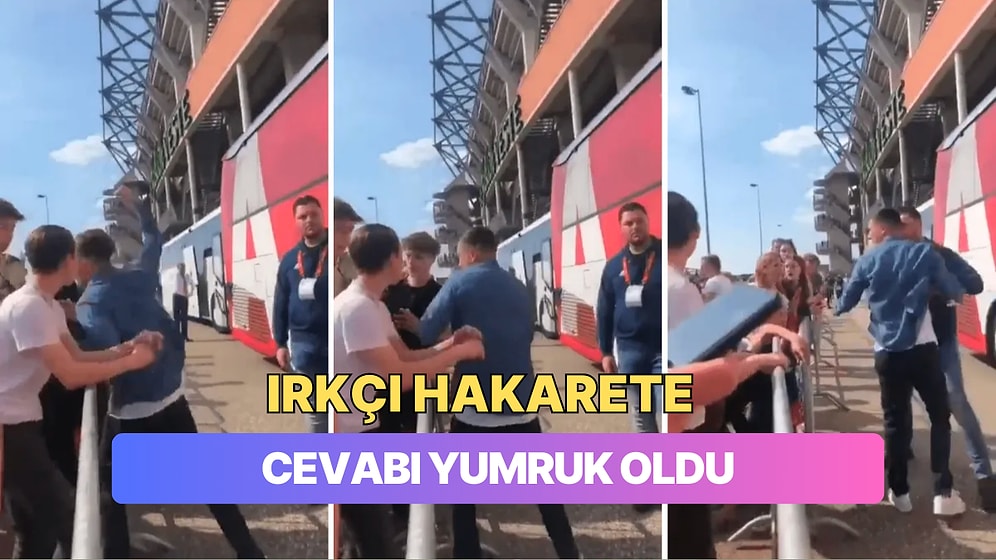 Ajax'lı Steven Berghuis Takım Arkadaşı Brian Brobbey'e Irkçılık Yapan Taraftarı Yumrukladı