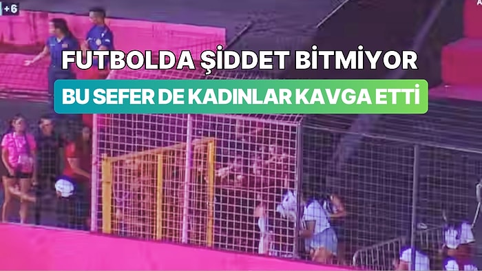 Brezilya'da Erkek Taraftarlara Yasak Olan Maçta Kadın Taraftarlar Kavga Etti