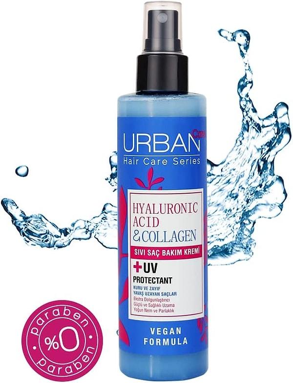 11. Urban Care Hyaluronic Acid & Collagen sıvı saç kremi.