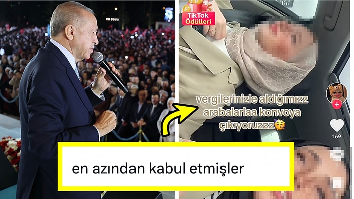 Seçimin Ardından "Vergilerinizle Aldığımız Arabalarla Konvoya Çıkıyoruz" Diyen Şahıslar Tepki Çekti