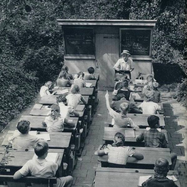 34. Уроки под открытым небом. Нидерланды, 1957