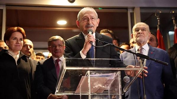 Kılıçdaroğlu'nun olası istifası da parti yönetiminin gündemine geldi. Bu konuda öne çıkan görüşün, "Hemen istifa etmeniz, partinin seçimlerde başarısız olduğu algısına hizmet eder" yönünde olduğu dile getirildi.