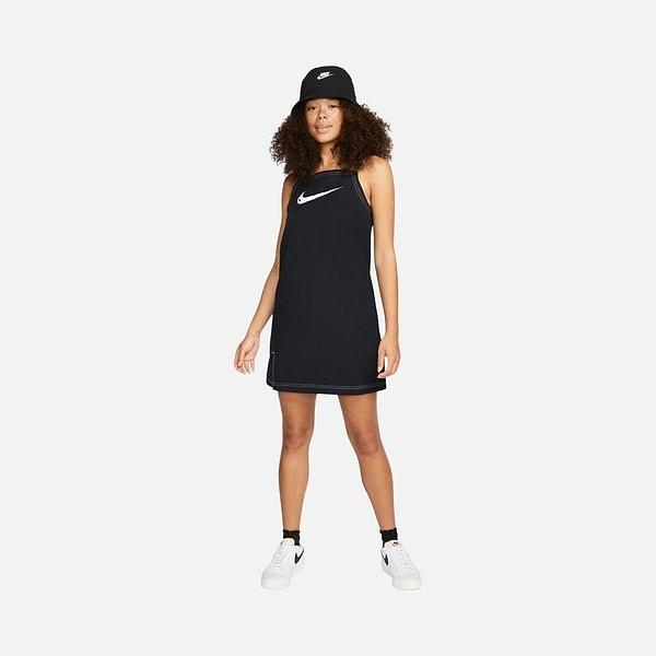 Nike Sportswear Swoosh Woven Kadın Elbise