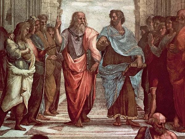 19. Orada Platon'un öğrencisi oldu ve kısa zamanda 'favori öğrencisi' oldu. Yıllar sonra Aristoteles kendi okulunu (Lyceum) kurdu.