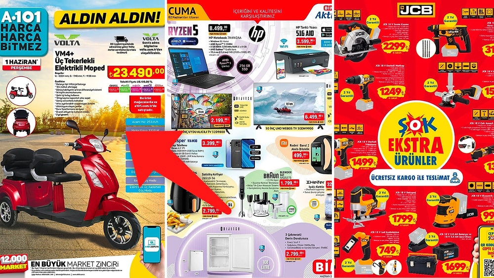 İndirim Günleri Başlıyor! 27 Mayıs- 3 Haziran Haftasında A101, BİM ve ŞOK Aktüel Ürünler Listesinde Ne Var?