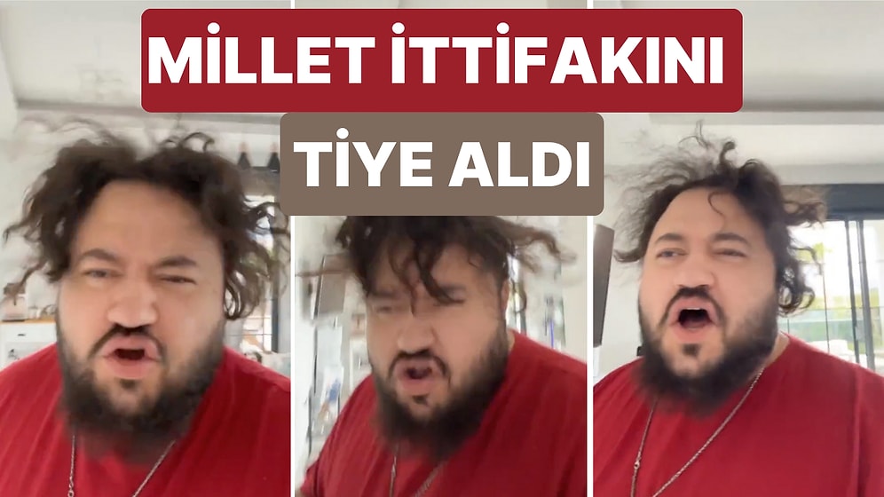 Sosyal Medya Fenomeni Jahrein Seçim Şarkıları ile Millet İttifakı'nı Tiye Aldığı Bir Video Çekti