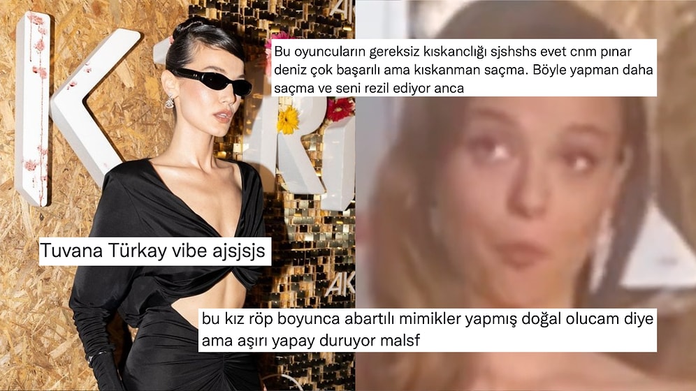 Aktris Dizisinin Galasında Pınar Deniz Konuşurken Rol Arkadaşının Yaptığı Mimikler Dikkat Çekti!