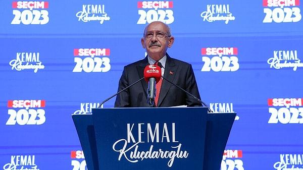 CHP lideri ve Cumhurbaşkanı adayı Kemal Kılıçdaroğlu, “Yürüyüşümüz sürüyor ve buradayız” açıklamalarının ardından Kılıçdaroğlu'nu destekleyenler de buna benzer konuşmalarını sürdürdü.