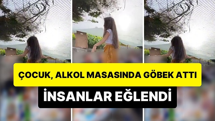 Düğünde Alkol Masasının Üzerinde Bir Çocuğa Göbek Attırtıp Eğlenen İnsanlar Tepki Çekti