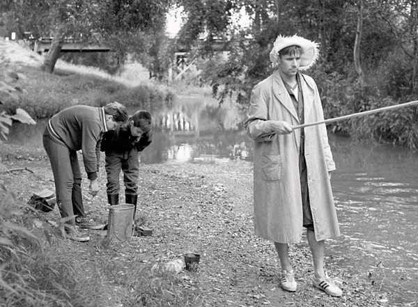 Футбольный вратарь Лев Яшин на рыбалке, 1964