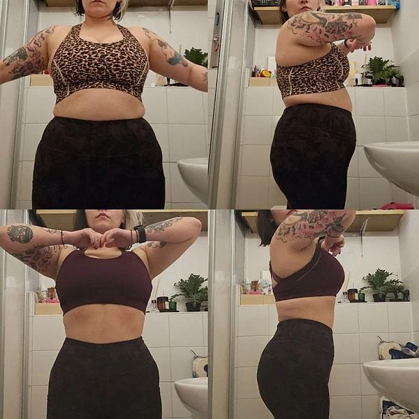 10. Yaşam tarzımı oldukça değiştirdim ve neredeyse 100 günde 9 kilo verdim. Kendimle gurur duyuyorum :)