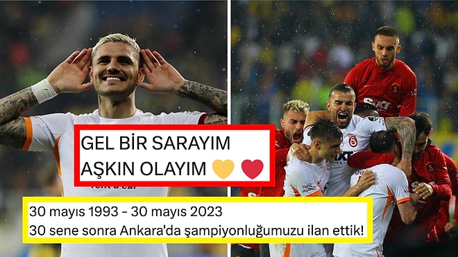 Galatasaray'ın Süper Lig Şampiyonluğunun Ardından Sevinçlerini Sosyal Medyada Haykıran Futbolseverler