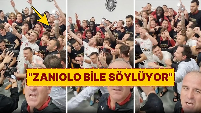 Şampiyonluğu Kutlayan Galatasaraylı Futbolculardan "Aşkın Olayım" Performansı