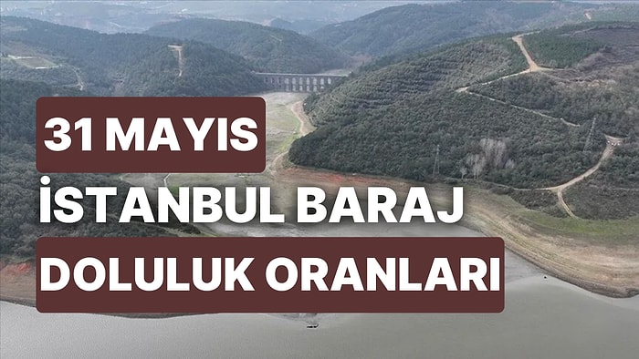 31 Mayıs Çarşamba İstanbul Baraj Doluluk Oranlarında Son Durum: İstanbul’da Barajların Yüzde Kaçı Dolu?