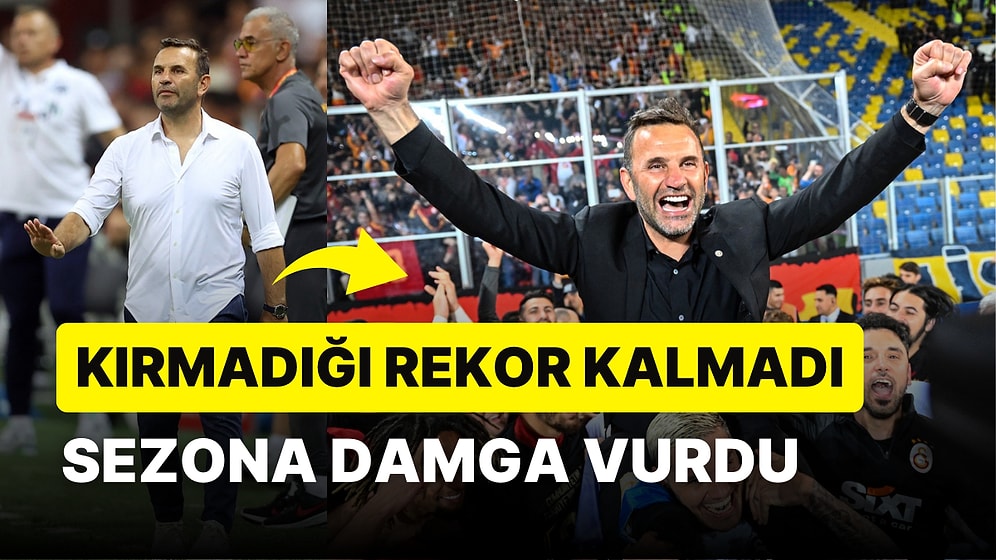 Kulüp Tarihine Geçti! Galatsaray'da Teknik Direktör Okan Buruk'un Bu Sezon Yakaladığı Başarılar