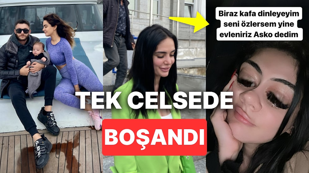 Ece Ronay Evliliğini Tek Celsede Bitirdi: Mahkeme Çıkışı "Seni Özlersem Yine Evleniriz Aşko" Dedi