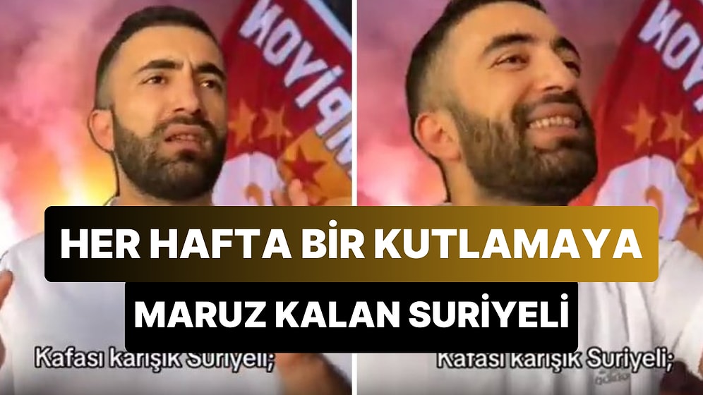 'Her Hafta Bir Kutlamaya Maruz Kalan Suriyeli' Parodisi