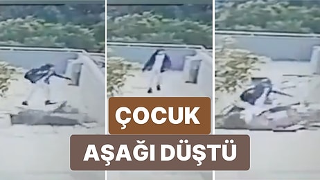 Konya'da Bir Tır Üst Geçide Çarptı! Üst Geçitten Geçen Çocuk Aşağı Düştü