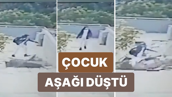 Konya'da Bir Tır Üst Geçide Çarptı! Üst Geçitten Geçen Çocuk Aşağı Düştü