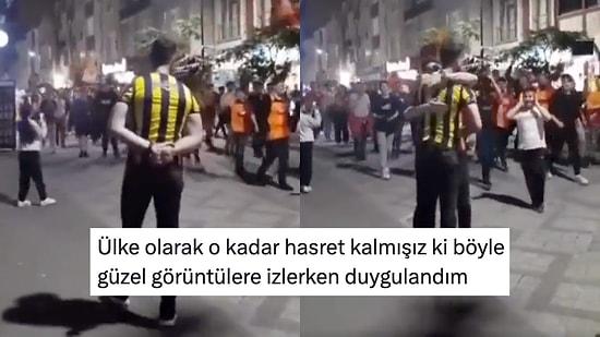 Fenerbahçeli Üzgün Bir Taraftara Sarılan Galatasaraylılar Gününüzü Güzelleştirecek