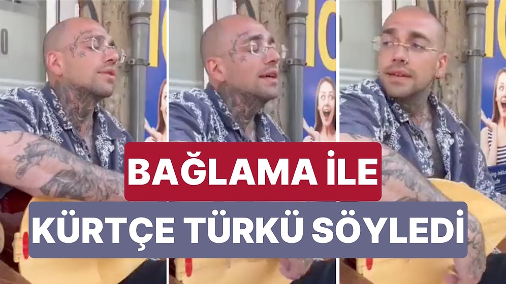 Ezel'in Sokakta Bağlama Eşliğinde Kürtçe Şarkı Söylediği Anlar Gündem Oldu