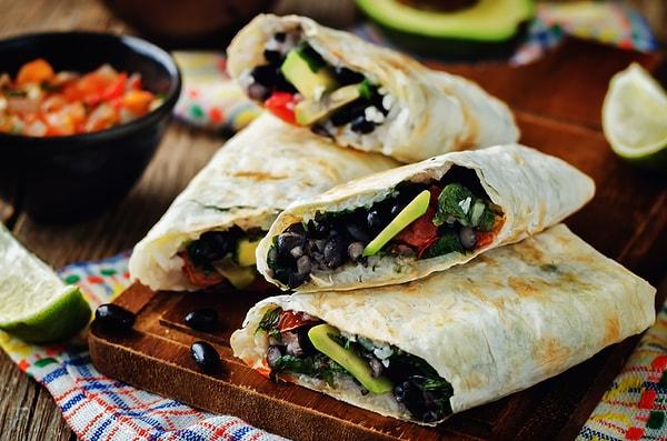 Son olarak da Burrito kahvaltıda beklenen bütün besin miktarınızı alabaliceğiniz bir seçenektir.
