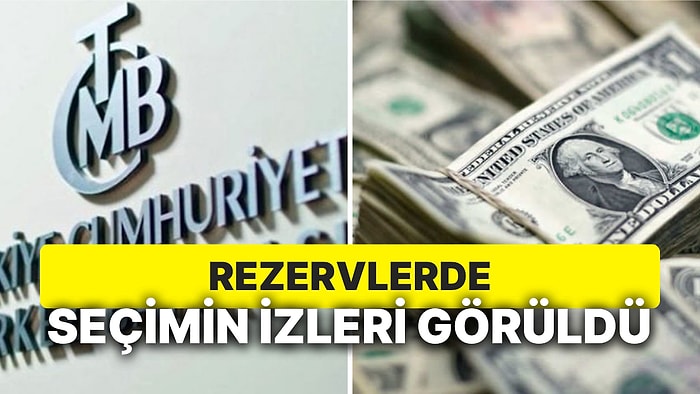 Merkez'in Rezervleri Seçim Yaptı: 21 Yıl Sonra Net Eksiye İnmişti, Toplam 100 Milyar Doların Altına İndi