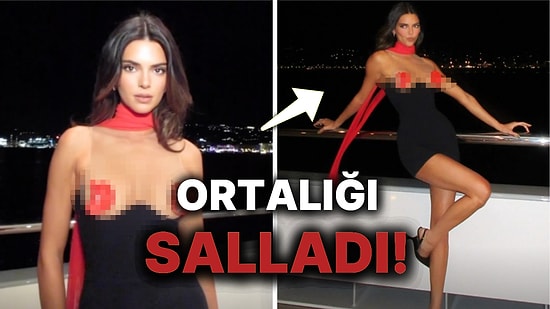 Kendall Jenner, Son Yıllara Damgasını Vuracak Meme Dekolteli Elbisesiyle Gündem Oldu!