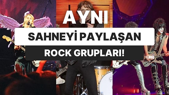 Birlikte Turneye Çıkmış Rock Gruplarını Bulabilecek misin?