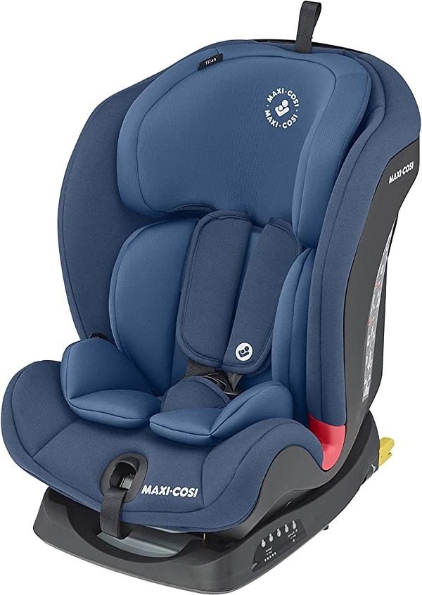 8. Çocuğunun güvenliğine yatırım yapmak isteyen ebeveynler için 9 aylıktan 12 yaşa kadar kullanılabilen Maxi-Cosi isofixli oto koltuğu.