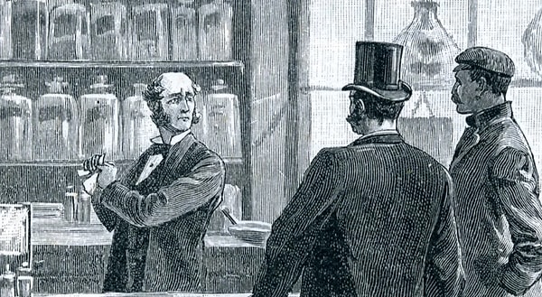 3. Что продавалось как лекарство в 1830-ых годах?