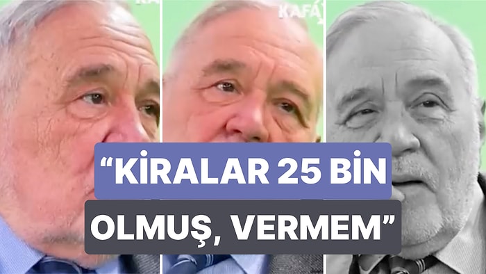 İlber Ortaylı Artan Kiralar Hakkında Konuştu: “Öyle Bir Eve İtalya'da Dahi 25 bin Ödemiyorsunuz”