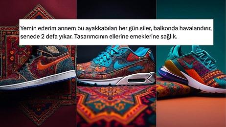 Nike Tasarımlarına Alaturka Dokunuş! Türk Tarzı Nike Ayakkabılarını Görenler Hayran Kaldı!