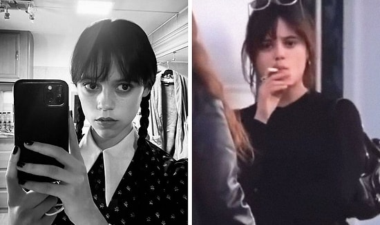 Звезду «Уэнсдей» Джену Ортеги засняли с сигаретой, и реакция ее мамы просто бесподобна