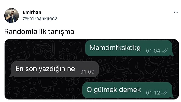 3. Bunu anneme öğrettikten sonra bana random atmaya başlamıştı.😅