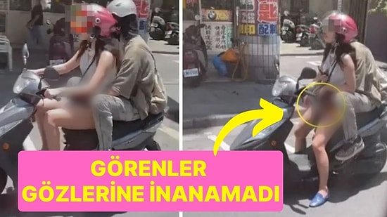Trafikte Motosiklet Üzerinde Yaptıkları Hareketler Tepkilere Neden Oldu