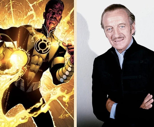 7. Sinestro: David Niven