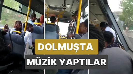 Gümüşhane’de Bir Dolmuşta Afrikalı Öğrencilerin Kendi Tarzlarında Yaptığı Müzik Beğeni Topladı