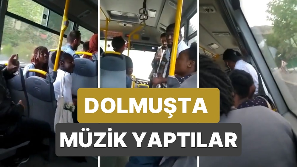 Gümüşhane’de Bir Dolmuşta Afrikalı Öğrencilerin Kendi Tarzlarında Yaptığı Müzik Beğeni Topladı