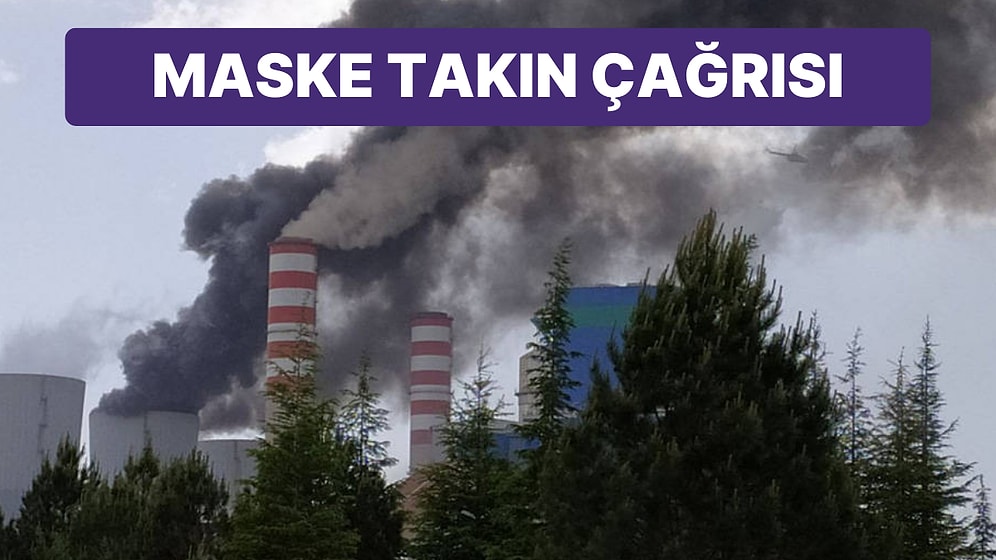 Depremde Zarar Görmüştü: Termik Santraldeki Yangın Korkuttu