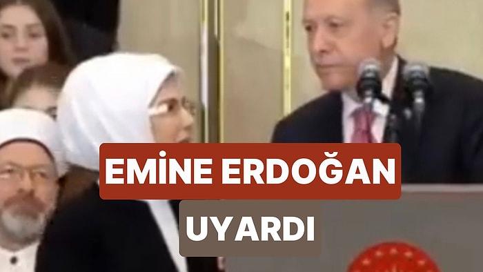 Erdoğan Göreve Başlama Töreninde Oğan ve Destici’ye Teşekkür Etmeyi Unutunca Emine Erdoğan Hatırlattı