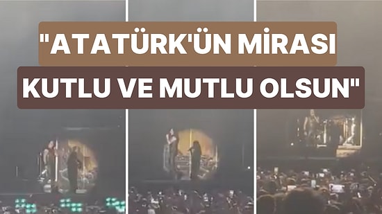 Manowar Grubunun Gitaristi Joey DeMaio İstanbul Konserinde Cumhuriyetin 100. Yılını Kutladı