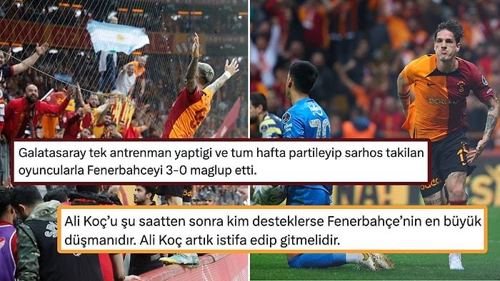 Galatasaray'ın Fenerbahçe'yi 3 Golle Evine Uğurladığı Derbiye Sosyal Medyadan Gelen Tepkiler